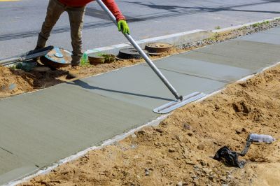 Concrete Sidewalk Pouring Service
